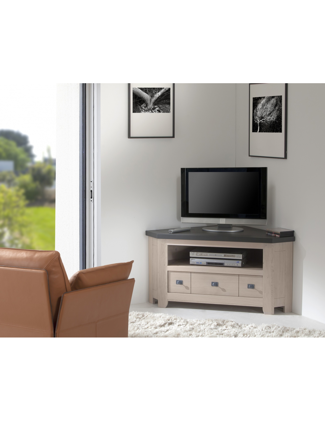 tv angle,collection whitney,ateliers de langres,meubles ruhland,meuble hifi